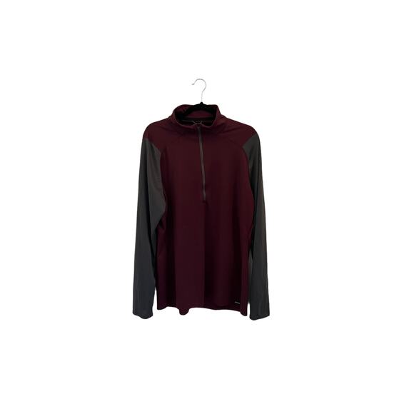 Men's Capilene® Midweight Zip-Neck Shirt Maroon XL - Picture 1 of 5